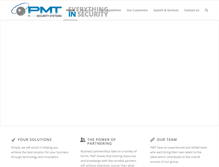 Tablet Screenshot of pmtsecurity.com.au